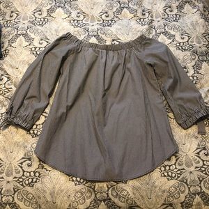 Off the shoulder Striped Top